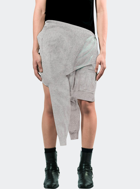 ElevenPM Cardigan Skirt Heather Grey - M224139HYB